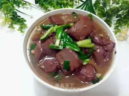 Fried pig blood