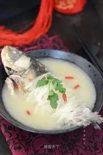 The radish gravy soup