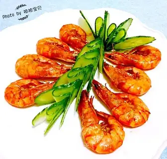 Tomato and shrimp