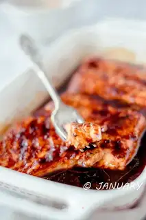 Burn the salmon