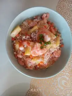 Shrimp pineapple