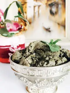 Black sesame soup