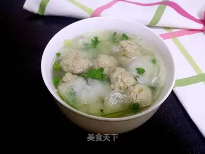 Porkball soup