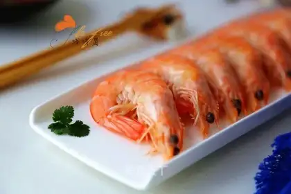 Fresh salt shrimp