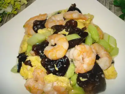 Mushu shrimp