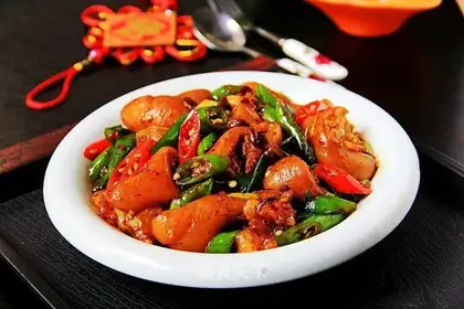 Farmer's fried pig hoof