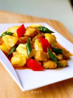 Old pineapple meat