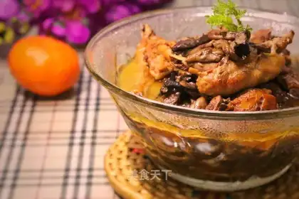 Chicken stew mushrooms