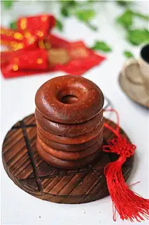 Orange doughnuts