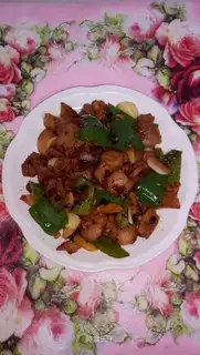 It's usually fried meat