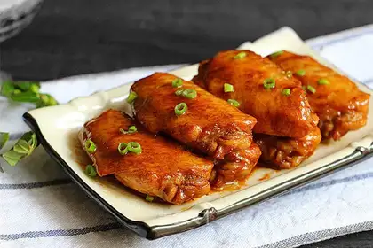 Garlic chicken wings