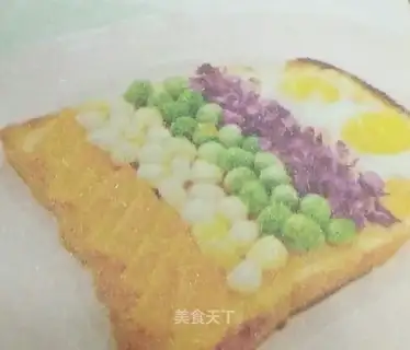 Rainbow toast