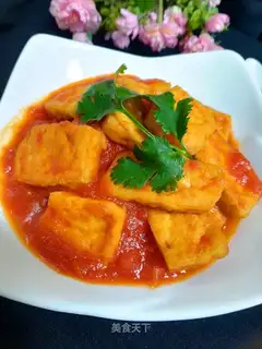 Cheese sauce, tofu
