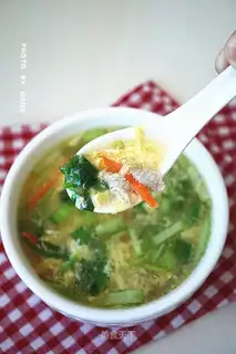 Squeeze meat soup
