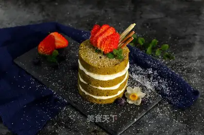 Tea cream cake