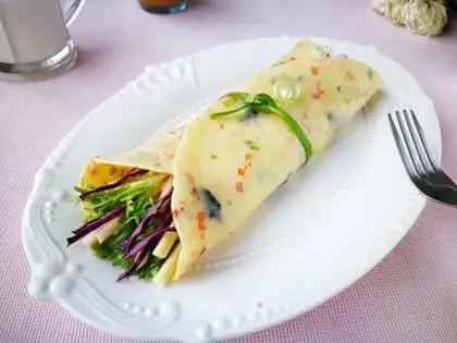 A sea cucumber salad