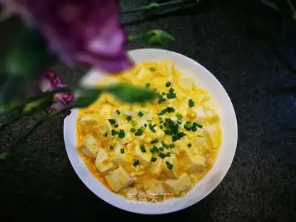 Salted egg tofu