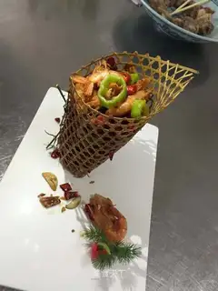 Spicy shrimp with oil