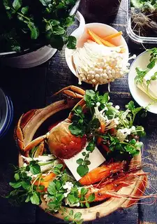 Seafood pan