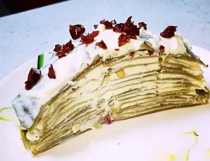 A cranberry cake
