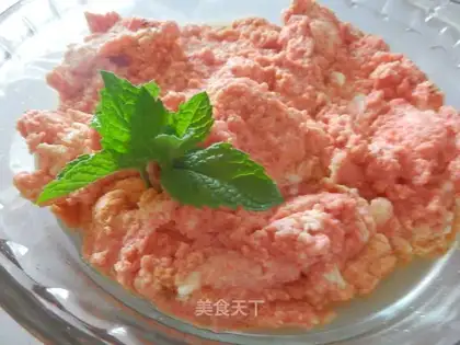 Strawberry eggs