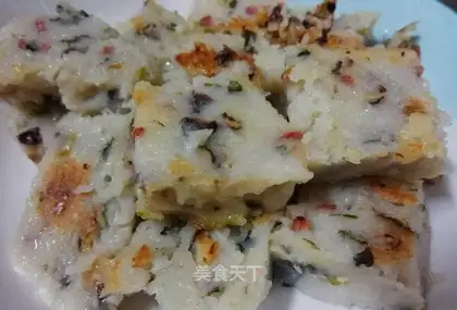 Cracker radish cake