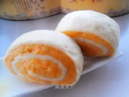 Slice double-coloured rolls