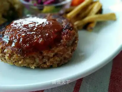 Red sorghum burgers