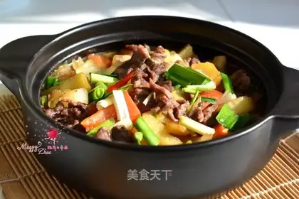Sandpot potato beef