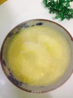 Apple rice porridge