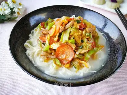 Bones soup noodles