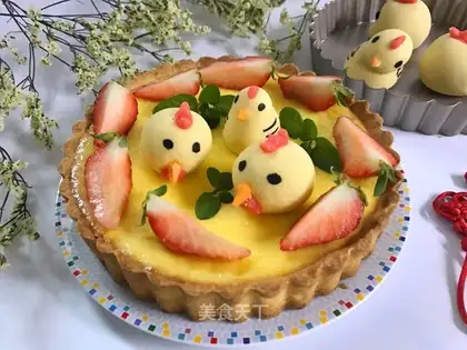 Chicken, fruit and cheese