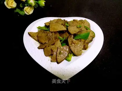 The tip of the liver