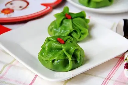 Intestine emerald bag
