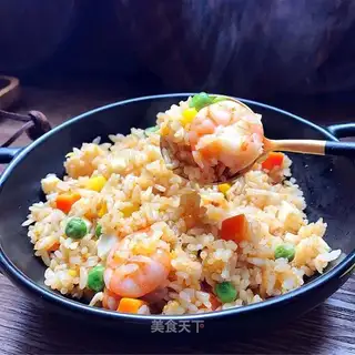 Shrimp shrimp and egg fried rice