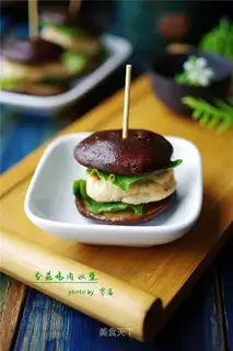 Frozen chicken burger
