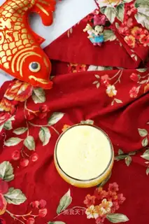 An orange beverage
