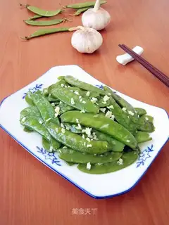 Garlic Dutch beans
