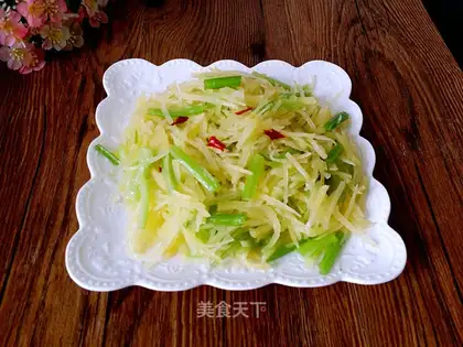 Celery with potatoes