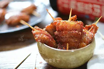 Toothpicked fish