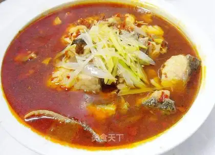 Red soup fish