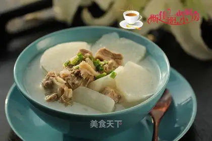 Lamb radish soup