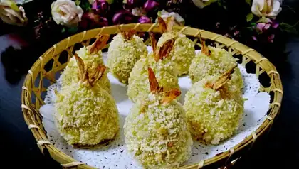 Pixie-tail shrimp ball