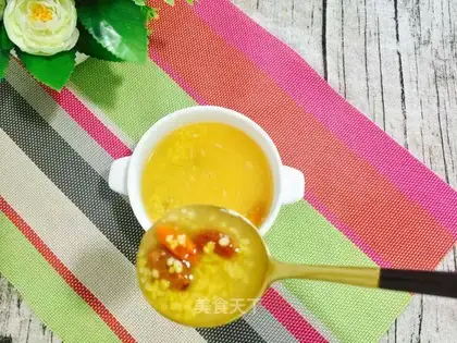 A little raisin porridge