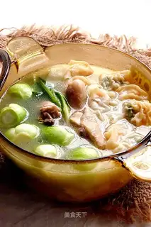 Chicken leg soup
