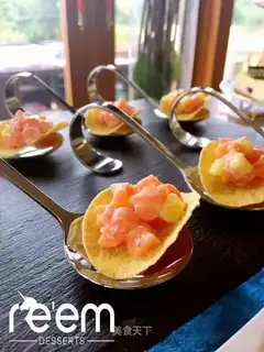 The salmon mango pickles