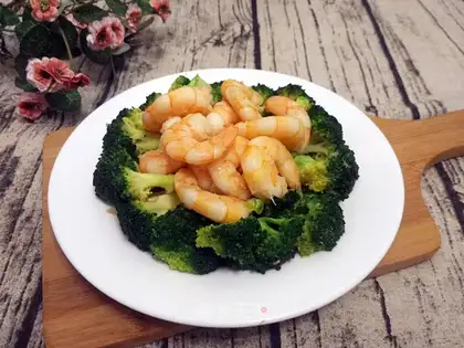Shrimp broccoli