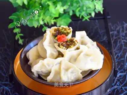 Ground vegan dumplings