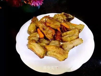 Fried pork ribs