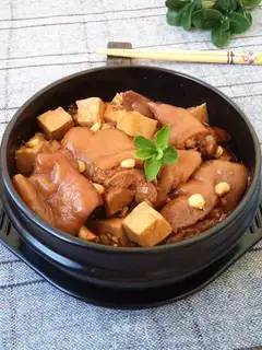 Tofu corn burns pigs' feet